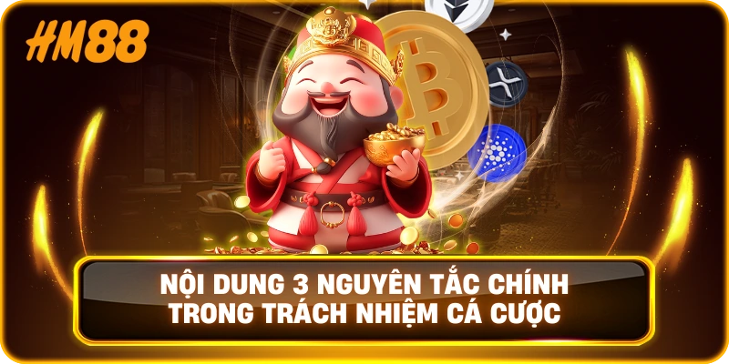 Nội dung 3 nguyên tắc chính trong trách nhiệm cá cược 
